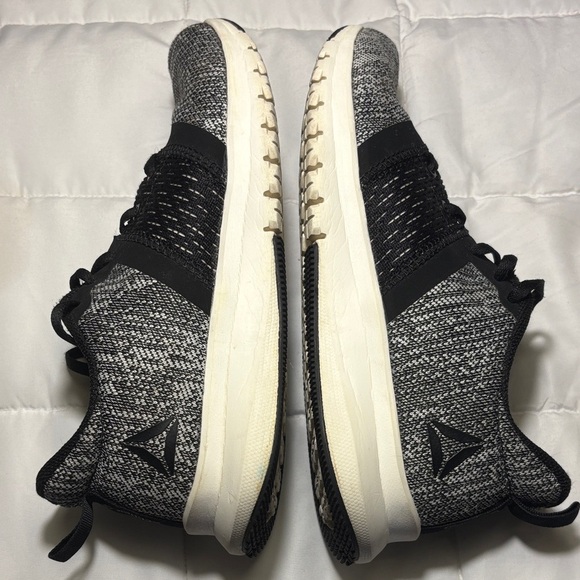 Reebok Print Lite Rush Black, Chalk, White Running Shoe - Picture 8 of 8